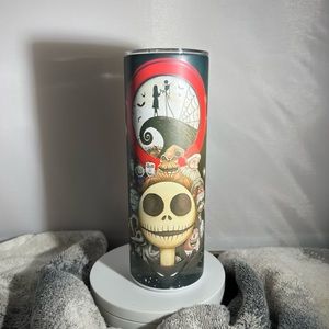 20oz Jack Skelton (Red) Glow in The Dark double walled Stainless SteelTumbler.